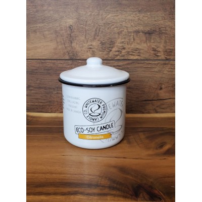 ECO-SOY Candle - CITRONELLA 9oz-  White Water Candle